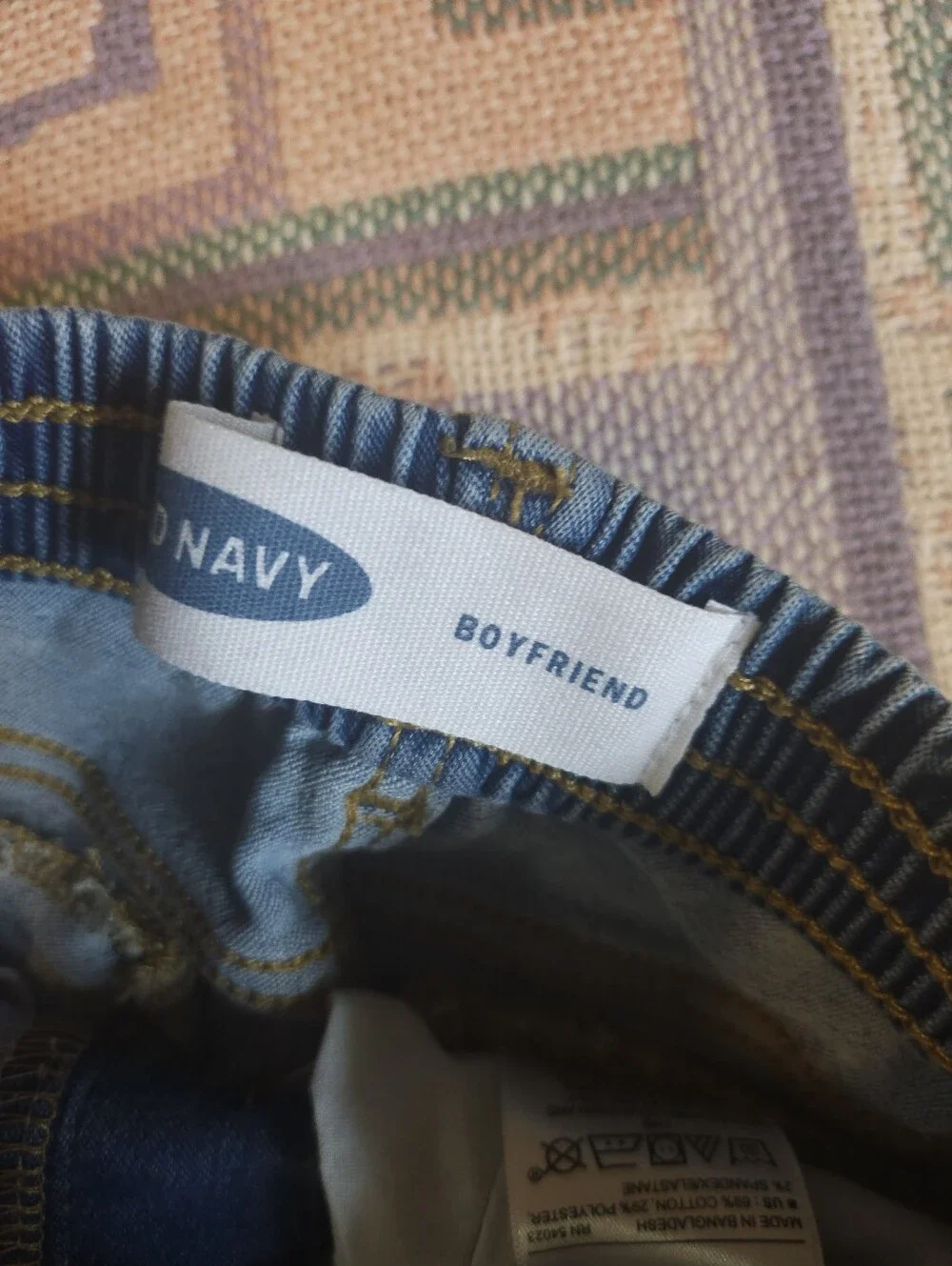 Old Navy Baby Girl Boyfriend Jeans Size 6-12 Months